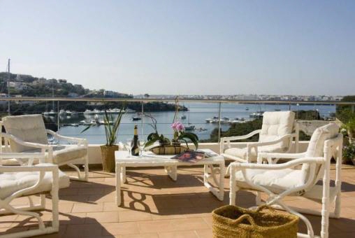 Terraza con panoramíca impresionante