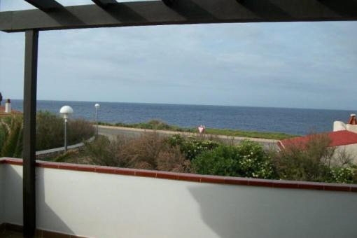 Vista buena de una terraza