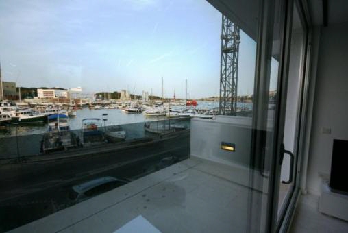 Vista del puerto de Mahon
