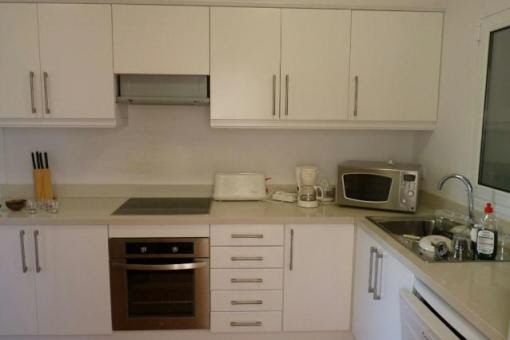Cocina con habilita moderna