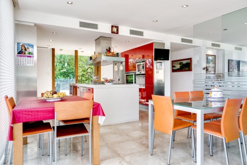Comedor en la cocina