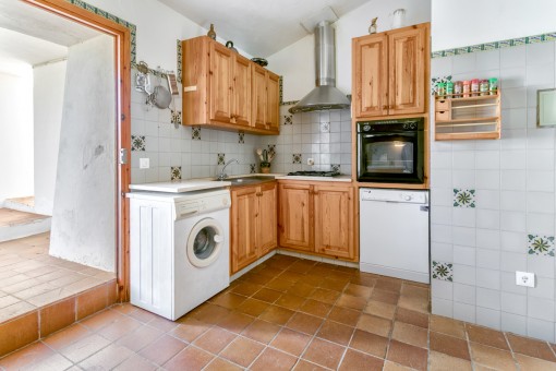Cocina con acceso al exterior