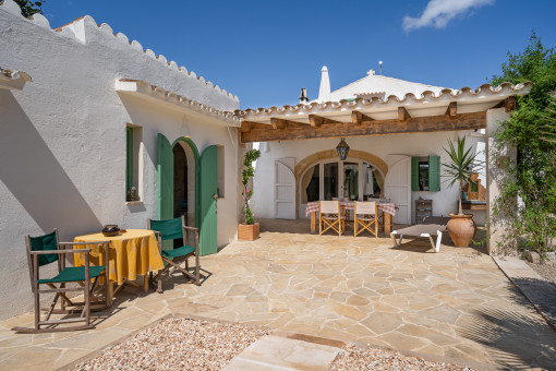 Encantadora finca totalmente restaurada con vistas al mar y al jardín en los alrededores de Sant Lluis